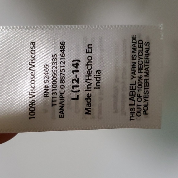 Yelllllow, Time and Tru, Size Large soft long cuffed sleeves Blouse. - Picture 4 of 5